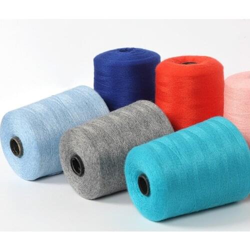 Nine-Color Bird Cashmere Line 26S/2 Hand Woven Woven Medium Fine Cashmere Cotton Medium Thin Line Mink Velvet