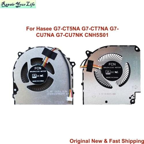 Laptop Gaming CPU GPU Cooling Fan for Hasee G7-CT5NA G7 Z8 CT7NA G7-CU7NA G7-CU7NK CNH5S01 G8-CU7NK CT7NT Z8-CR7N1 CU5NB CT7NK