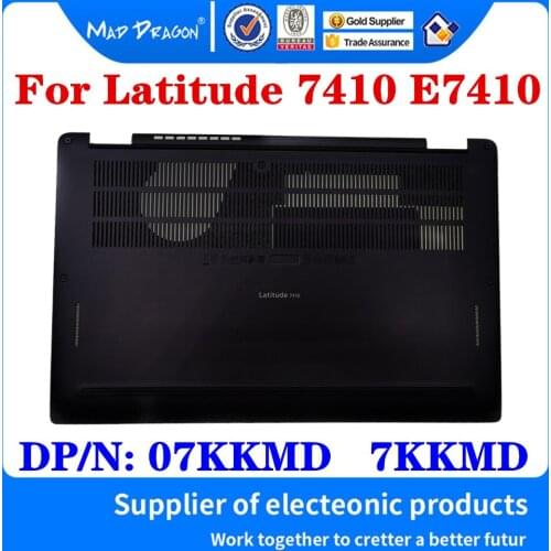 New Access Panel Door Cover Lower Bottom Cover Base Lid Back Shell black For Dell Latitude 7410 E7410 Laptop DP/N: 07KKMD 7KKMD