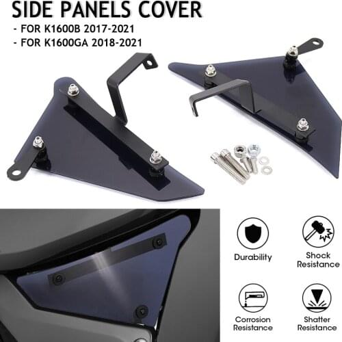 NEW Motorcycle Left&Right Side Panels Cover Fairing Cowl Plastic Plates Tank Trim For BMW K1600B 2017-2021 K1600GA 2018-2021