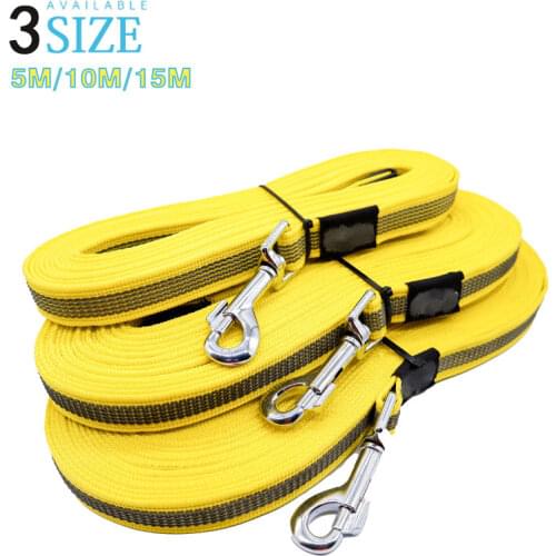 5m 10m 15m Long Pet Leash Non-Slip Rubber Training Rope Suitable For Small And Medium Large Dogs Mascotas Arnes Perro