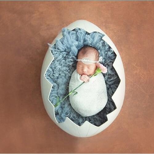 Newborn photography props infantile cute baby 100 days creativity iron eggshell Toddler Studio Shooting Photo bebe Props