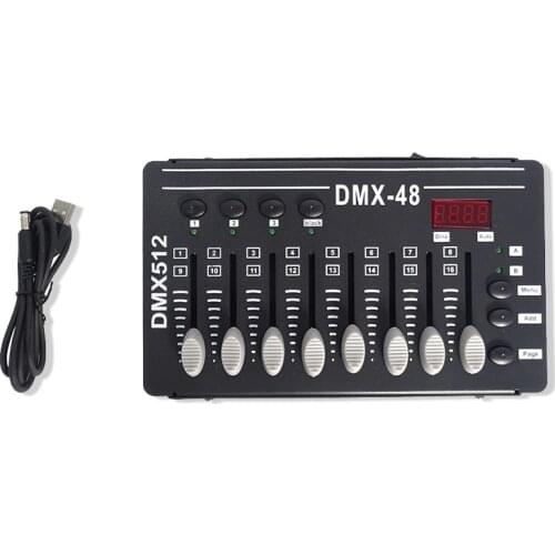 Stage Light LED Mini Dmx Controller LED Par Light DJ Light Console For Moving Heads Led Disco Lighting Effect Battery Console