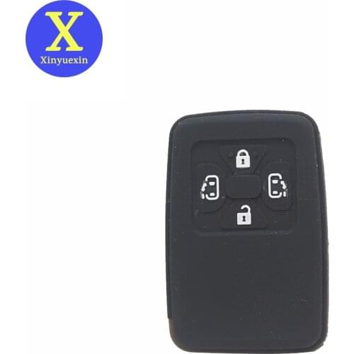 Xinyuexin Silicone Car Key Cover Case For Toyota Corolla Yaris Mark Hilux Vitz Rav4 Aqua Camry Remote Key Jacket Car-stying