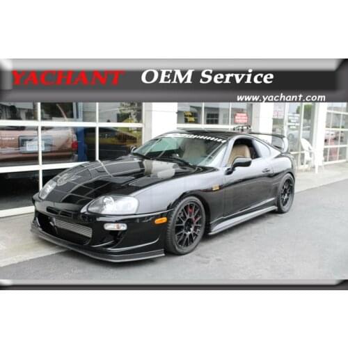 Car-Styling Fiber Glass FRP Car Front Bumper Fit For 1993-1998 MK4 MKIV RDX Auto Front Bumper Black or White Gel