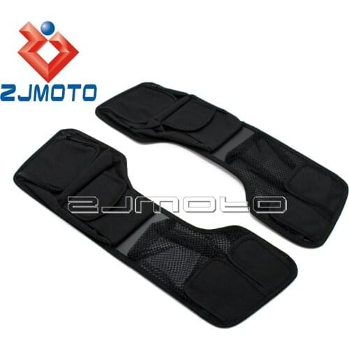 Saddlebag Lid Organizer Set For Harley Touring Dresser 1993-2013 FLHR FLHT FLHX Road King Electra Street Road Glide Storage Bags