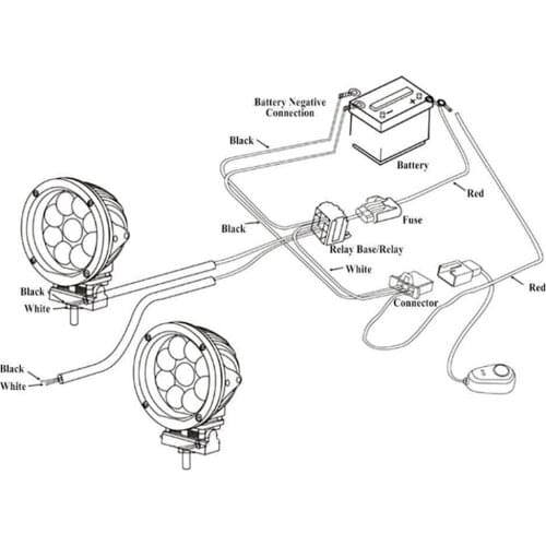 Roof Spotlights High Power Harness Led Strip Light Switch Line Group One For One Drag Two Work Light Switch Line Group