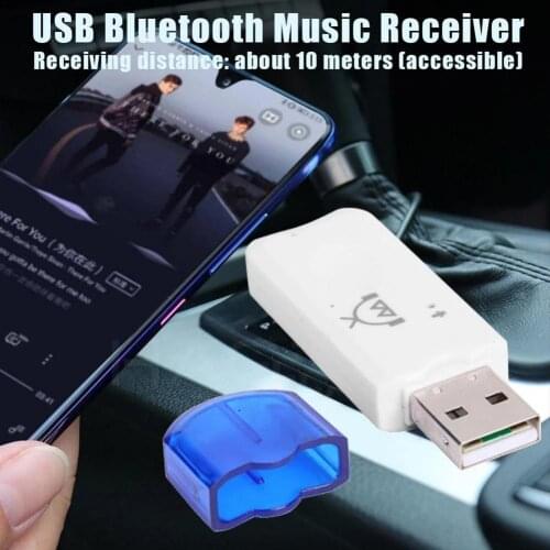 USB Bluetooth 2.1 Receiver Adapter Wireless Audio Adapter For Music Audio Player Aux Headphone Reciever Handsfree