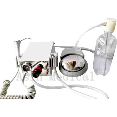 High Quality stainless outer box New Dental Lab Portable Turbine Unit with 3 way syringe