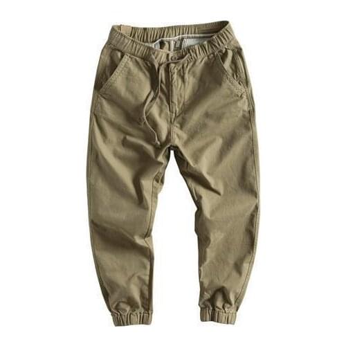 Womens overalls, wide loose overalls, wide-leg elastic waist pants, retro foot-fastening camouflage pants, sports trousers