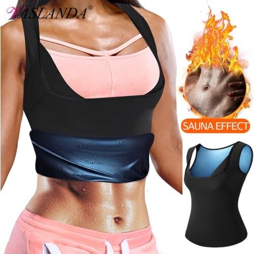 Sweat Sauna Vest Weight Loss Shirt Slimming Underwear Waist Trainer Body Shapers Modeling Strap Workout Tank Tops Shapewear