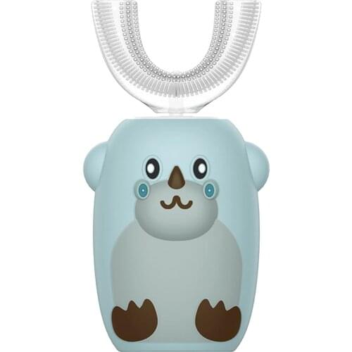 Toothbrush Kids Toothbrush U-shaped IPX7 Waterproof for Kids Children