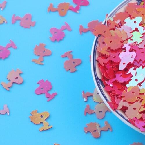 10g Cartoon Dog Loose Sequins for Crafts Paillettes Sequin DIY Handmade Sewing Accessories lentejuelas para manualidades 11*13mm