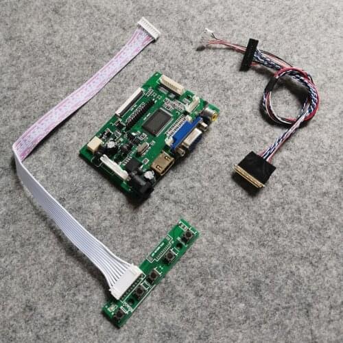1366*768 Kit For LTN156AT14/LTN156AT15/LTN156AT17/LTN156AT19 screen controller drive board VGA+AV laptops 40-Pin LVDS WLED