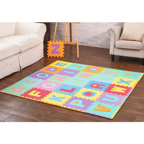 26 Pieces Letters Kids Toys Puzzle Mats Baby Toys Kids Rug Toys for Children Carpet Developing Mat Baby Puzzle Mat Playmat Foam