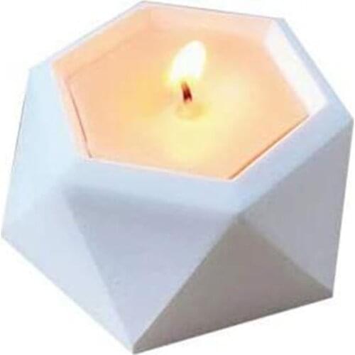 X7YD Flowerpot Plant Pot Epoxy Resin Mold Candlestick Candle Holder Silicone Mould DIY Crafts Home Decorations Casting Tool