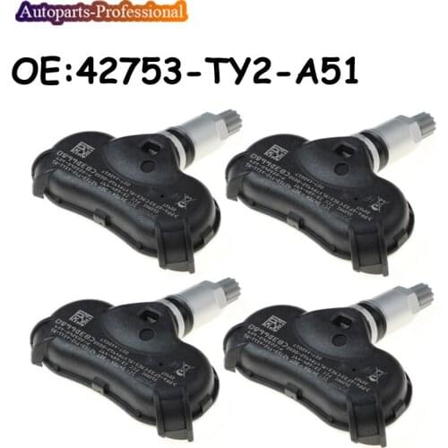 4 pcs/lot Car TPMS Sensor For 2009-2013 A cura TL ZDX 2AX RLX 42753-TY2-A51 42753TY2A51 TPMS Tire Pressure Sensor 315MHz