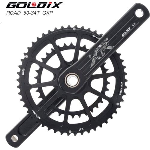 GOLDIX Road Crank 50-34T/53-39/T SRAM GXP Road Folding Bicycle SHIMANOR7000/R8000/5800/6800 Wide and Narrow Sprocket Crankset