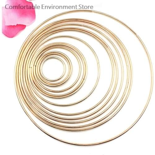 10PCs Dream Catcher Dreamcatcher Ring Macrame Hoop DIY Wind Chime Hanging Decor