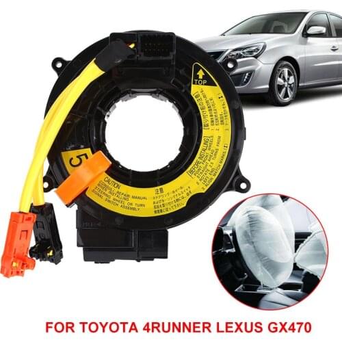 Durable Car Airbag Safety Replacement Accessories Steering Wheel Clock Spring Black Original Cleaner Auto Airbag for FJ CRUISER