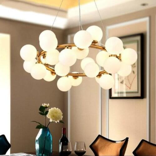 Nordic Modern LED Pendant Lights For Living Room Dining Room Glass pendant Lamp Home Decor Fixtures WJ122620