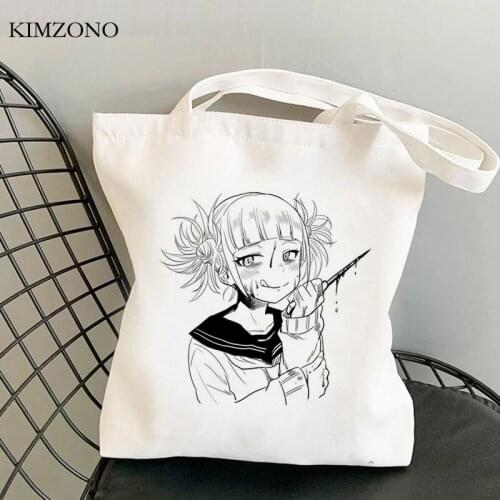 Ahegao shopping bag bolsas de tela bolso grocery bolsa shopper eco bag sacola reciclaje woven bolsas ecologicas grab