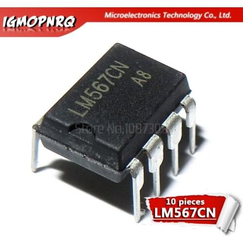 10pcs LM567CN LM567 Telephone Ringers Tone Decoder 8-PDIP 0 to 70 DIP-8 new original