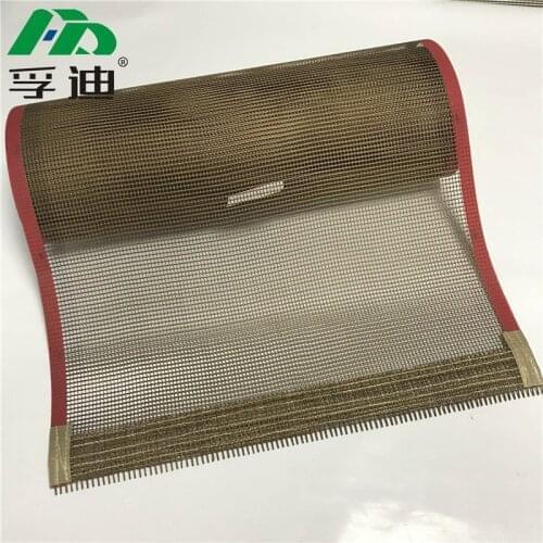 High Temperature Resistant Te-flon Material Mesh For UV Varnish Coating Machine, Heat Resistance Conveyor Belts