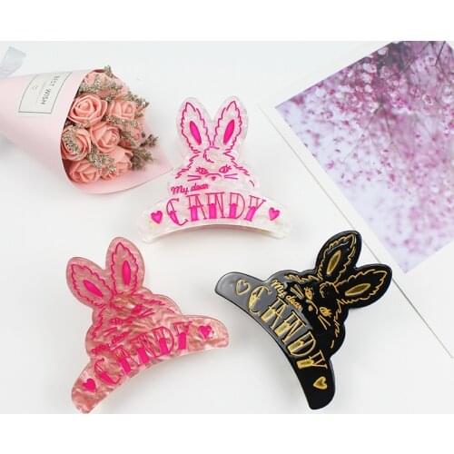 Cute rabbit hair claws hairclips barrettes hair clips hair grips headwear hair accessories