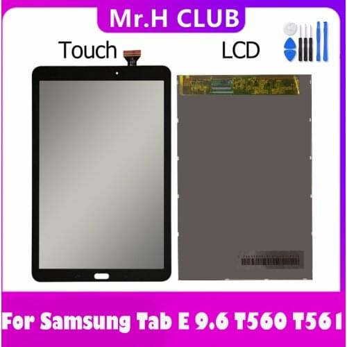 LCD For Samsung Galaxy Tab E SM-T560 T560 T561 LCD Display With Touch Screen Panel Digitizer Assembly Replacement With Tools