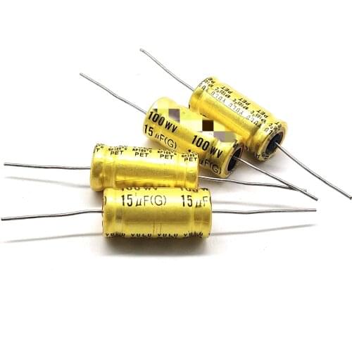100v15uf 100v original infinite axial horizontal tweeter crossover capacitor 12*26mm 15PCS
