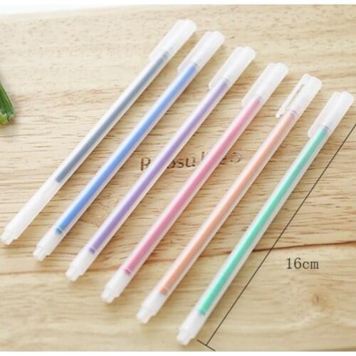 20 Pcs Transparent Frosted Gel Ink Pens Set Water Chalk Pen School Office Supplies Cool Stationery Writing Tools Wholesale