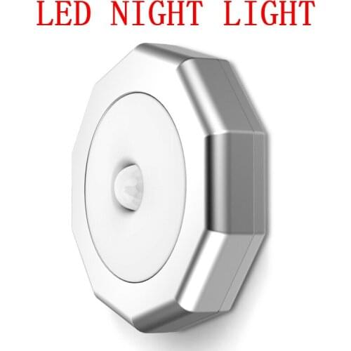 2021 New Night Lamp With Motion Sensor Warm/White Night Lights For Home As Childrens Night Light For Kitchen/ Cabinet/ Wardrobe
