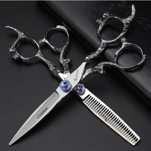Hairdresser Barber 6 Inch Professional Barber Scissors Set Thinning Scissors Hairdresser Tool Hairdressing Equipment haircuts
