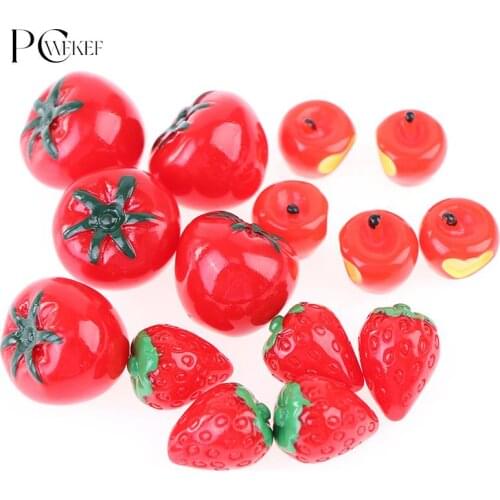5Pcs/Set 1:12 Dollhouse Miniature Food Mini Tomato Sauce Iced Yogurt Dolls Kitchen Toy