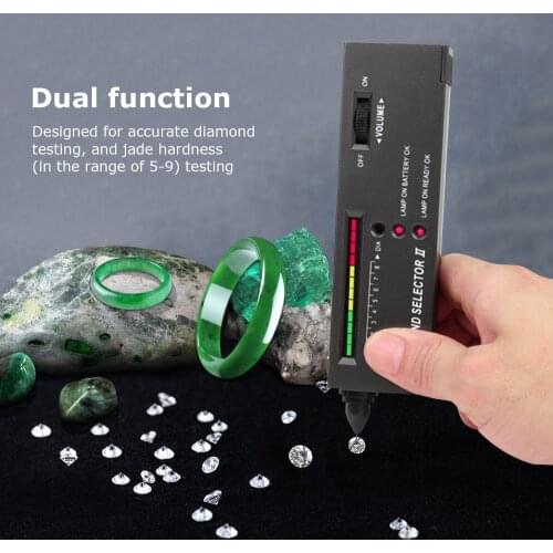 Diamond Tester Pen High Accuracy Diamond Tester with Case Jewerly Diamond Selector for Professional Novice Expert
