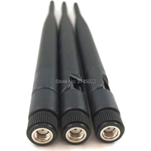 5pcs 2.4GHz 5.8Ghz Antenna 8dbi With RP SMA Male Connector For Wireless Router Dual band Omni Wifi Antenne