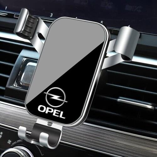1Pcs Car Phone Holder Gravity Sensing Air Vent Mount Stand Accessories For Opel Astra Corsa Insignia Zafira Vectra OPC Mokka