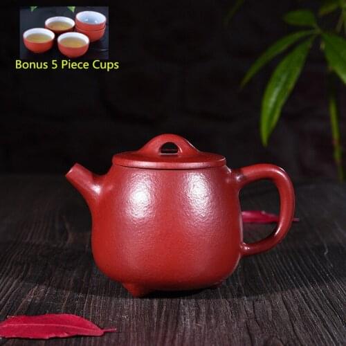 220ml Yixing Zisha Teapot Genuine Handmade Dahongpao High Stone Scoop Tea Pot Kung Fu Tea Kettle Tea Set Wholesale Free Shipping