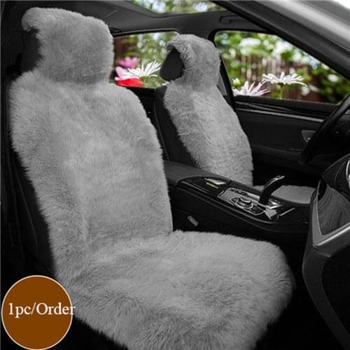 Car Seat Covers Universal Size Accessories Automobiles Universal Artificial Plush Car Seat Fur Front Covers Universal