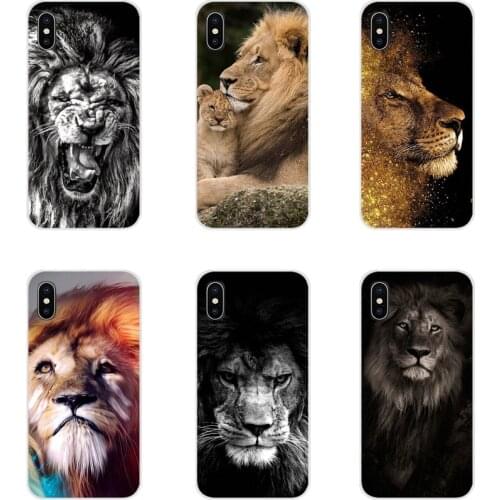 For Xiaomi Mi4 Mi5 Mi5S Mi6 Mi A1 A2 5X 6X 8 9 Lite SE Pro Mi Max Mix 2 3 2S Accessories Phone Shell Covers Lion Alpha Male