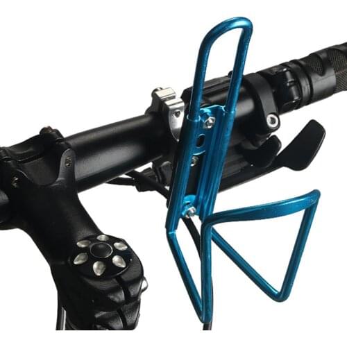 Bicycle Bike Cycling Clamp-on Kettle Holder Rack Water Bottle Cage Mount Adapter Water Bottle Cage Cup Holder Adapter 360 Degree