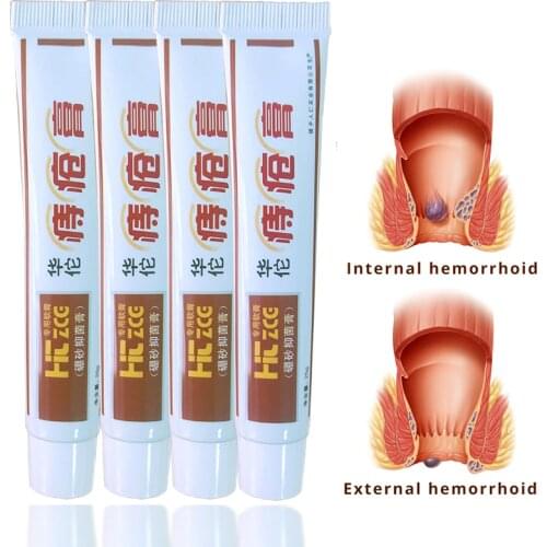 Hua Tuo Hemorrhoids Ointment Plant Herbal Materials Powerful Hemorrhoids Cream Internal Hemorrhoids Piles External Anal