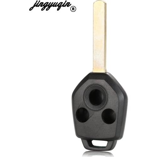 Jingyuqin For Subaru Uncut Blank Remote Car Key Fob 3 3+1Button G Chip Forester Impreza 2013-2015