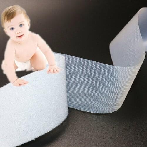 20/25/30mm Baby Fastener Tape Soft Velcro Magic Tape Infant Clothing Sewing Craft Hook Loop Tape Diaper Bib Children Products