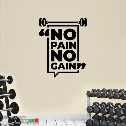 Cartoon GYM Wall Art Decal Decoration Fashion Sticker For Living Room Kids Room Mural Custom