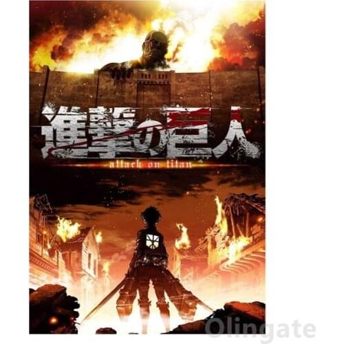 Wall Art Canvas Painting Titan Poster Japanese Anime Coated Paper Prints Clear Image Livingroom Bedroom Bar Cafe Home Decoration
