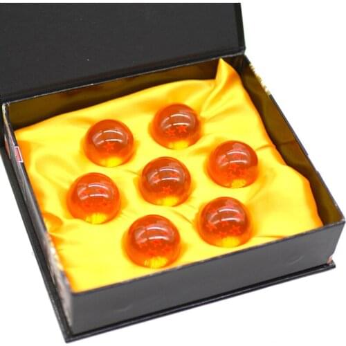 3.5 Cm 7 Dragon Ball + Crystal Dragon Ball Original Box, A Full Set Of New Classic Action Doll Toys, Childrens Toy Gifts