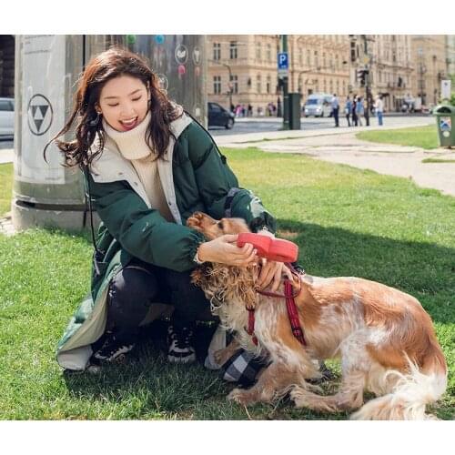 Down cotton winter coat womens fashion ins medium long cotton padded jacket 2019 new Korean loose and thickened cotton padded