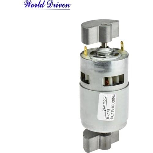 RS775 Mini 24v 12 Volt 4000 8000 RPM Brushed Industrial Geared Price Dc Motor 12V 775